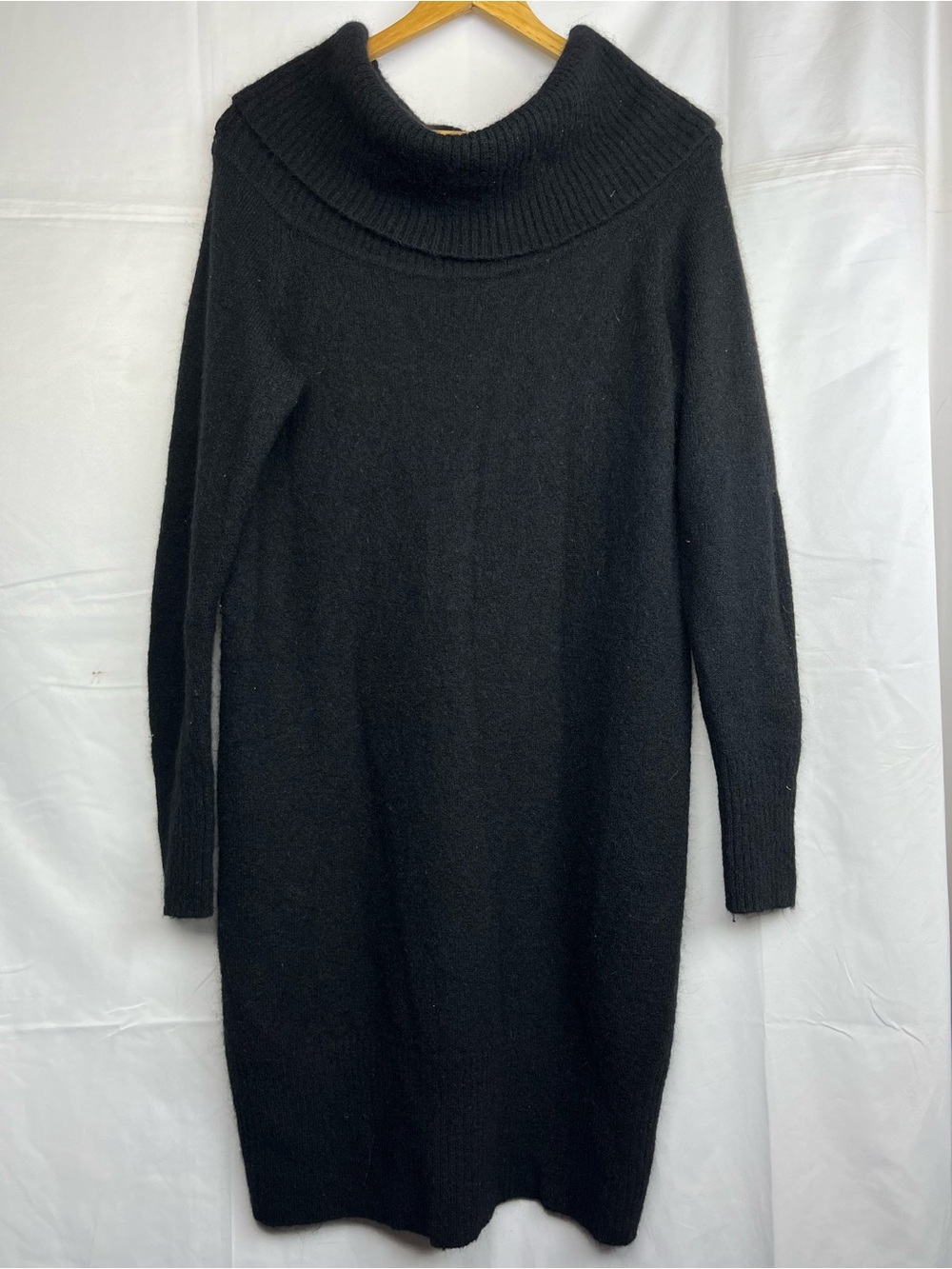 Aritzia Wilfred Women’s Wool Blend Sweater Dress Black Small